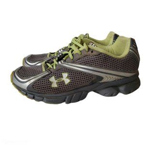 Under Armour UA Prophet 2 Running Shoes Sneakers Womens Size 8.5 Gray Green Lace